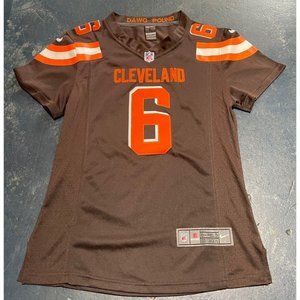 NIKE ON-FIELD Cleveland Browns Custom Stiched Jersey Womens L Large #6 Mayfield